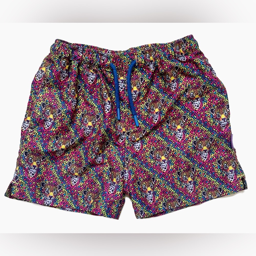 Posh Peanut x Lisa Frank Hunter Swim Trunks size 8